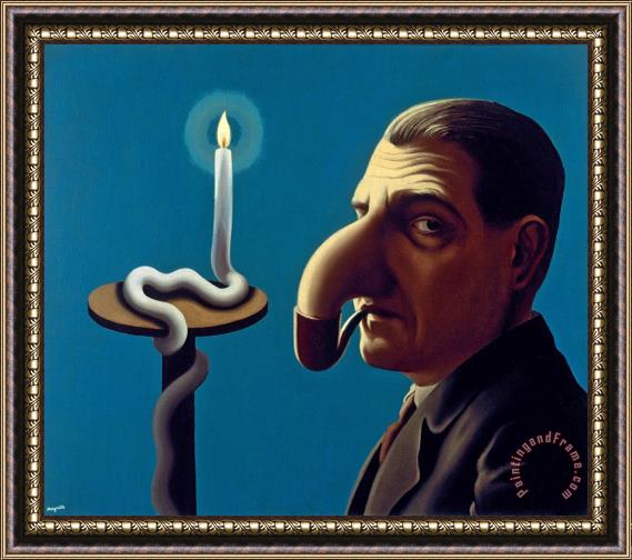 rene magritte Philosopher S Lamp 1936 Framed Print