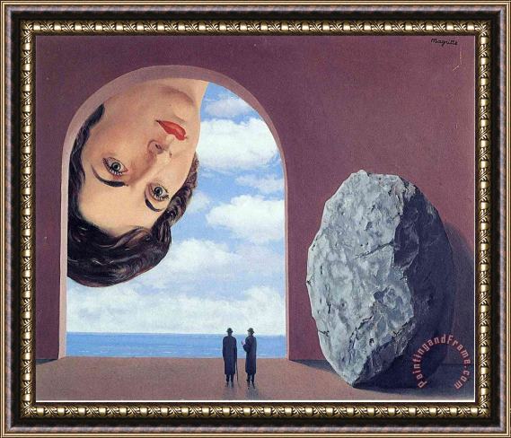 rene magritte Portrait of Stephy Langui 1961 Framed Painting