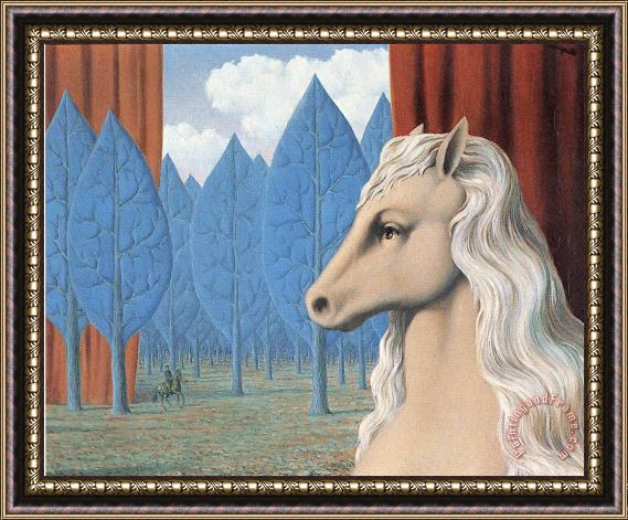 rene magritte Pure Reason 1948 Framed Painting