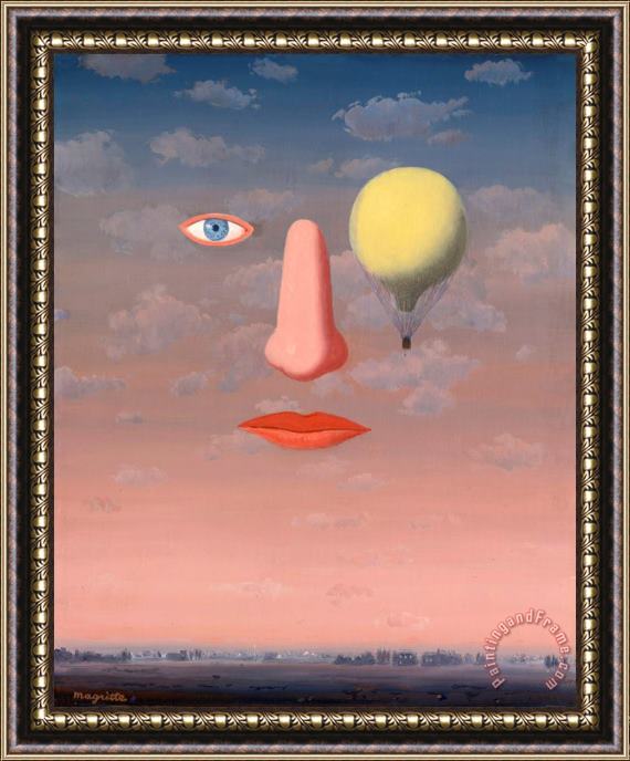 rene magritte The Beautiful Relations 1967 Framed Painting