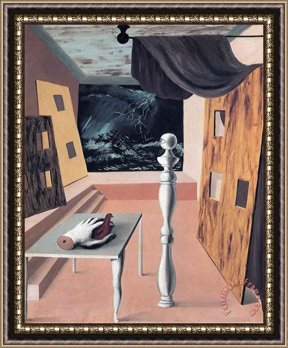 rene magritte The Difficult Crossing 1926 Framed Print