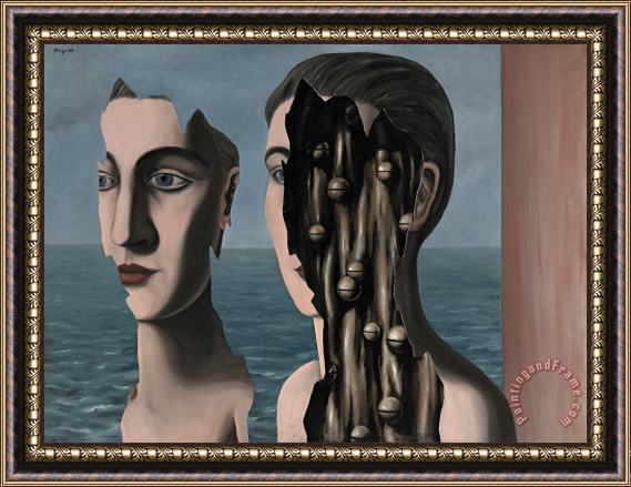 rene magritte The Double Secret 1927 Framed Painting