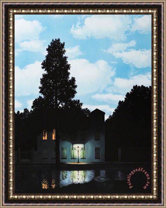rene magritte The Empire of Lights 1954 II Framed Painting
