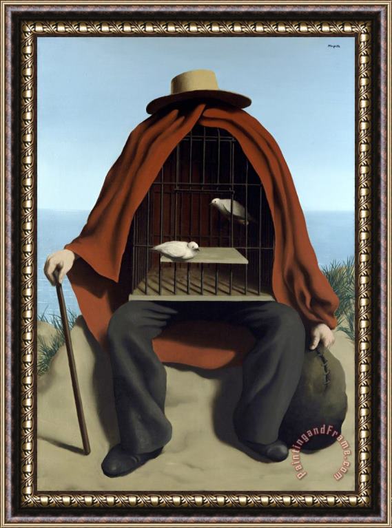 rene magritte The Healer (le Therapeute), 1937 Framed Painting