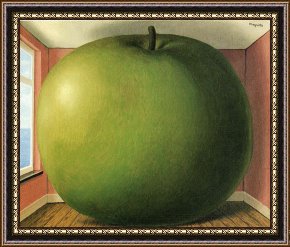 The Music Room Framed Prints - The Listening Room 1952 by rene magritte