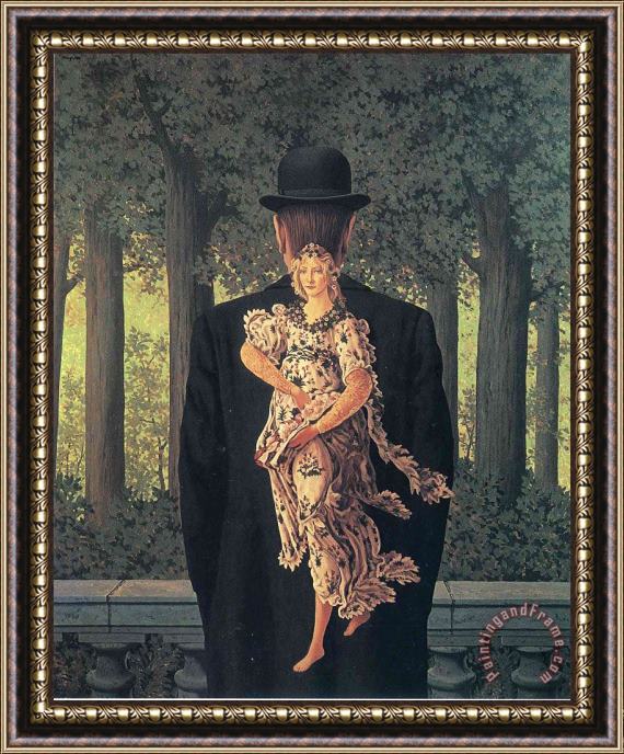 rene magritte The Prepared Bouquet 1957 Framed Painting