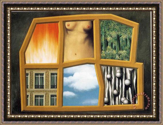 rene magritte The Six Elements 1928 Framed Painting