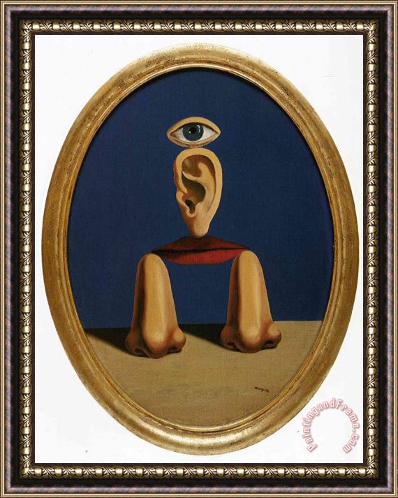 rene magritte The White Race 1937 Framed Painting