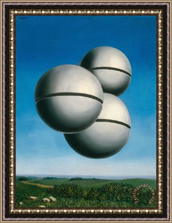 rene magritte Voice of Space Framed Painting