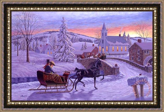 Richard De Wolfe An Old Fashioned Christmas Framed Print