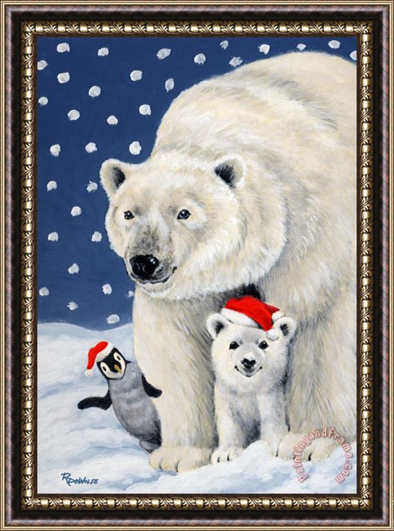 Richard De Wolfe Holiday Greetings Framed Painting