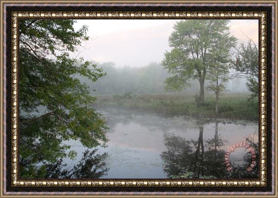 Richard De Wolfe Misty Creek 3 Framed Painting