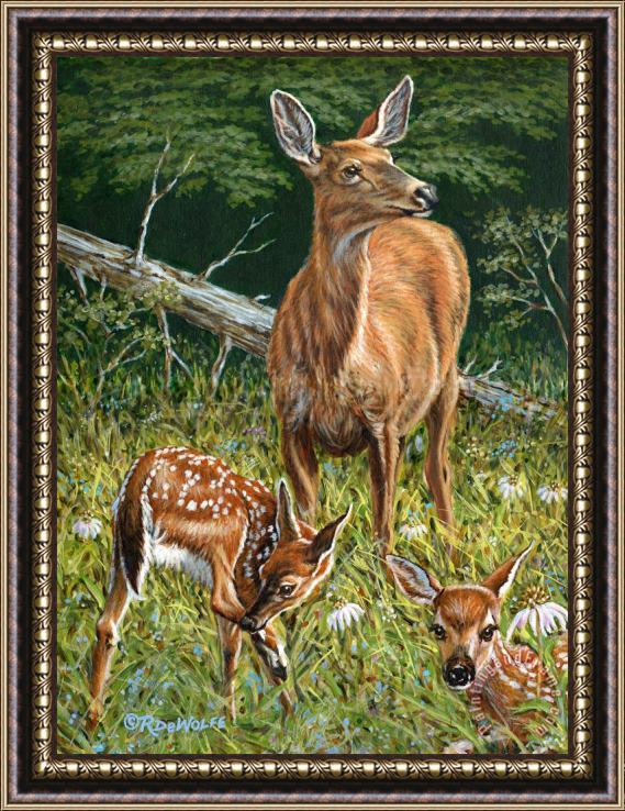Richard De Wolfe Mothers Worry Framed Painting