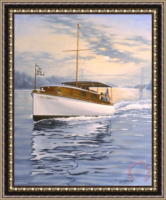Richard De Wolfe Swell Framed Painting