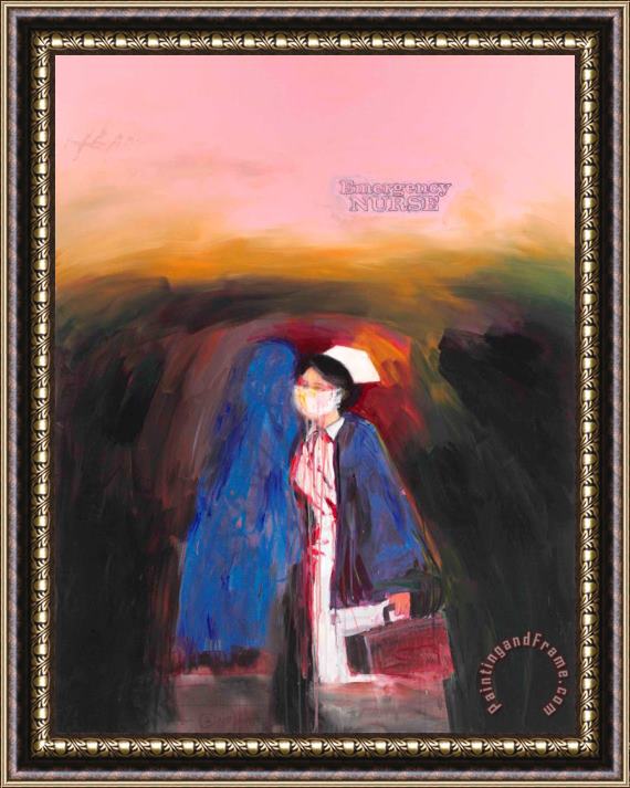 Richard Prince Emergency Nurse, 2004 Framed Painting