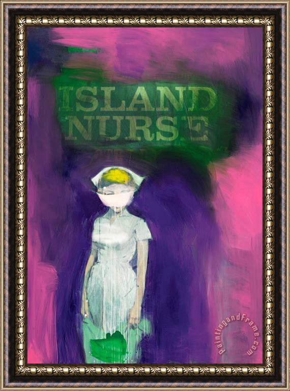 Richard Prince Island Nurse, 2002 Framed Painting
