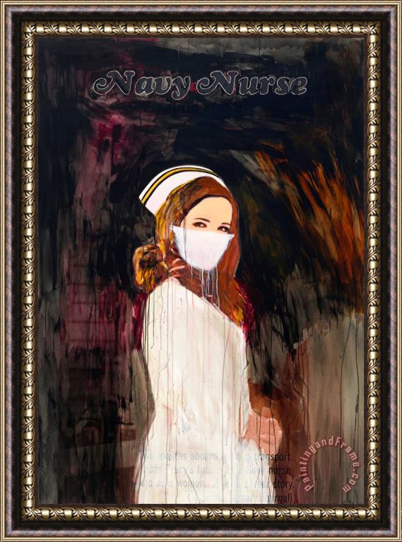 Richard Prince Navy Nurse, 2004 Framed Painting