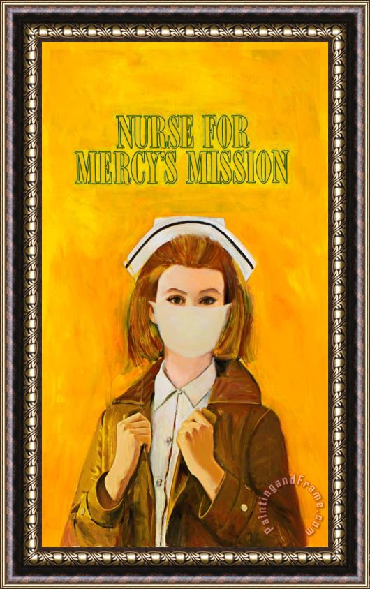 Richard Prince Nurse for Mercy's Mission, 2009 Framed Print