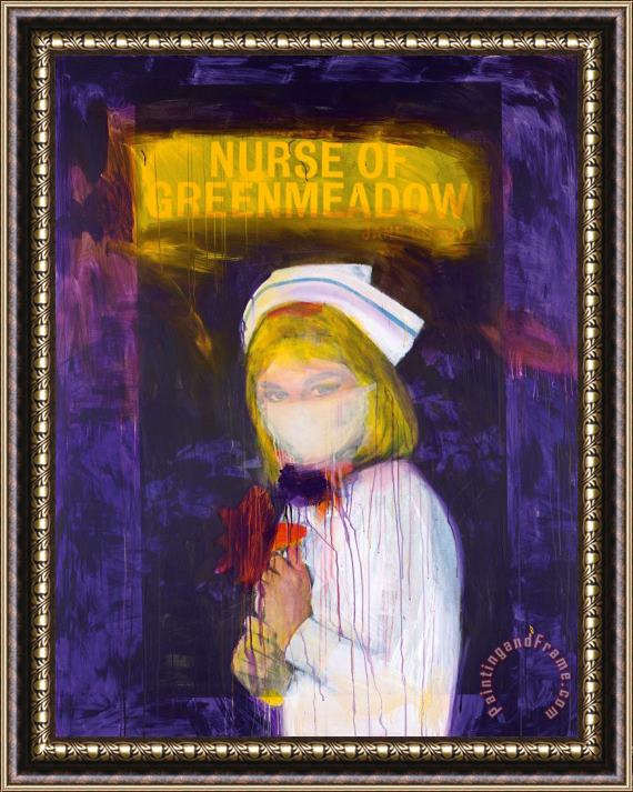 Richard Prince Nurse of Greenmeadow, 2002 Framed Print