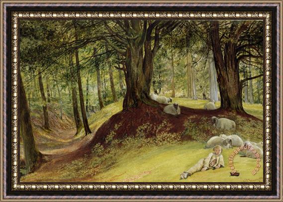 Richard Redgrave Parkhurst Woods Framed Painting