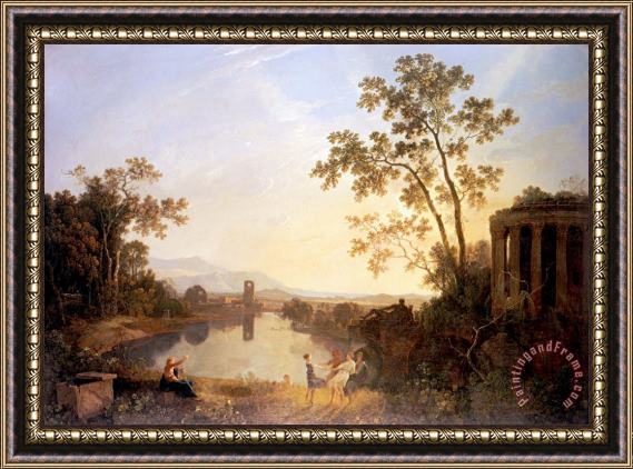 Richard Wilson Apollo And The Seasons Framed Painting