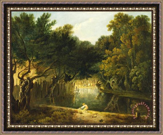 Richard Wilson View of The Wilderness in St. James's Park Framed Painting