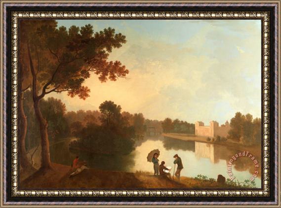 Richard Wilson Wilton House From The Southeast Framed Painting