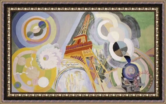 Robert Delaunay Air, Fire And Water Framed Print
