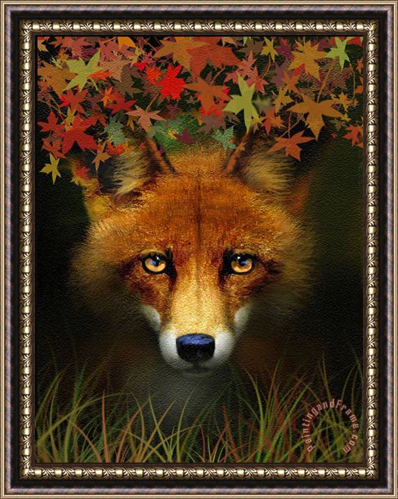 Robert Foster Leaf Fox Framed Print