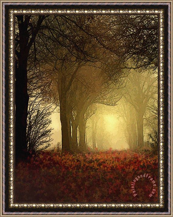 Robert Foster Leaf Path Framed Painting