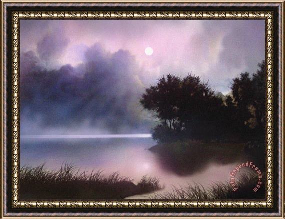 Robert Foster Rain Lake Framed Painting