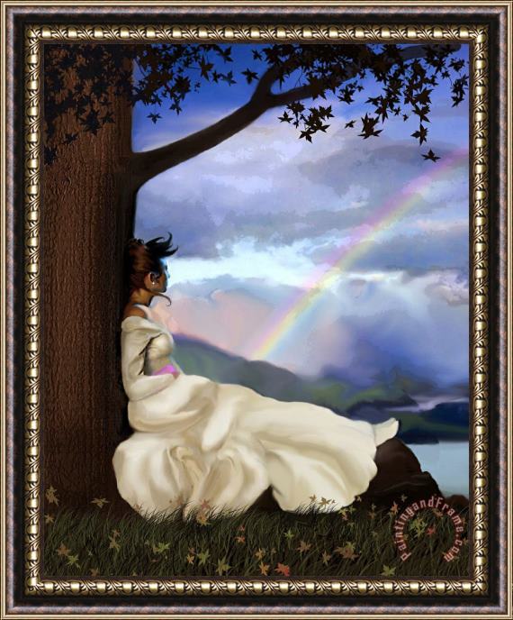 Robert Foster Rainbow Dreamer Framed Painting