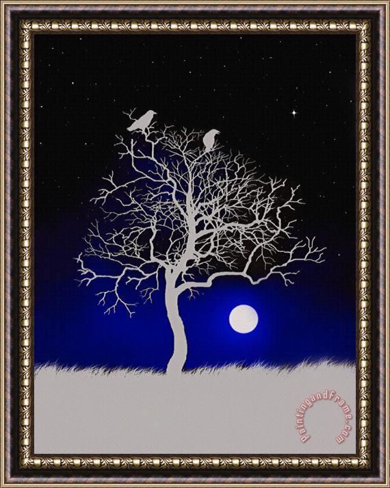Robert Foster Sacred Raven Tree Framed Print