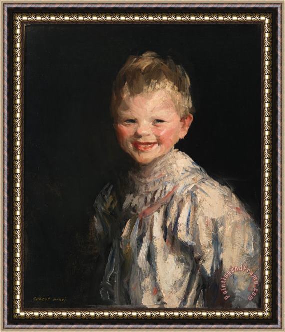 Robert Henri Laughing Child Framed Painting