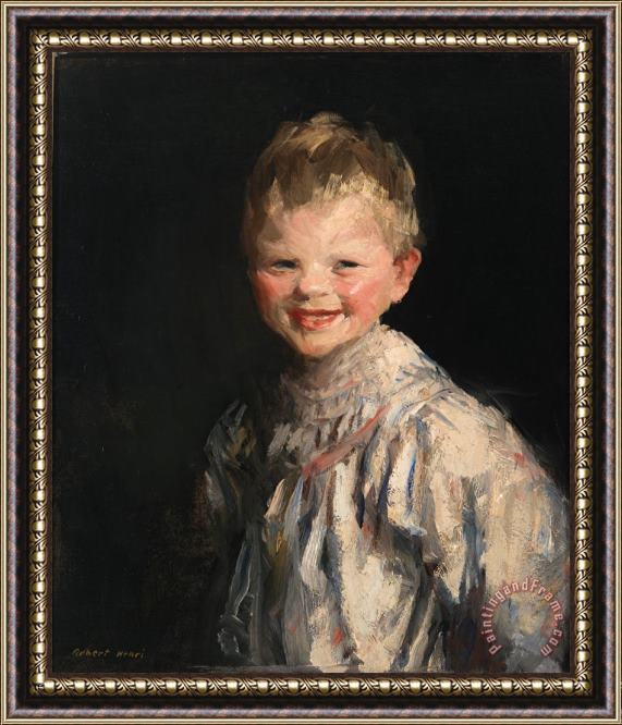 Robert Henri Laughing Child Framed Print
