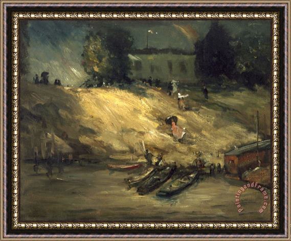 Robert Henri Sudden Shower Framed Painting