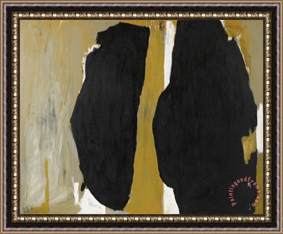 Robert Motherwell Two Figures Framed Painting