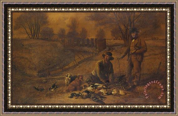 Robert Nightingale Grange Farm Decoy Ponds East Anglia Framed Painting