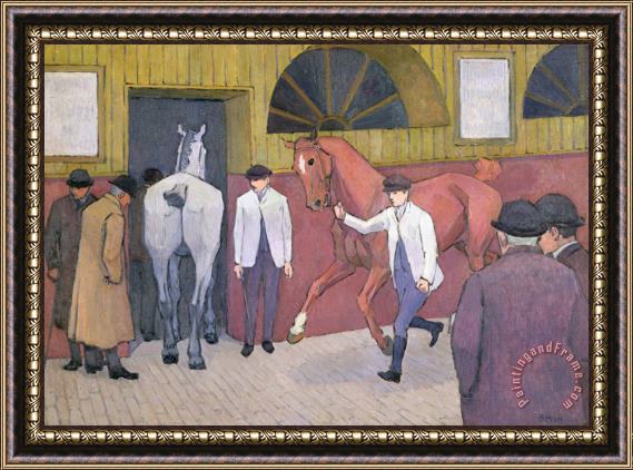 Robert Polhill Bevan The Horse Mart Framed Print