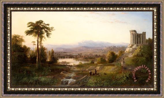 Robert Scott Duncanson Recollections of Italy Framed Print