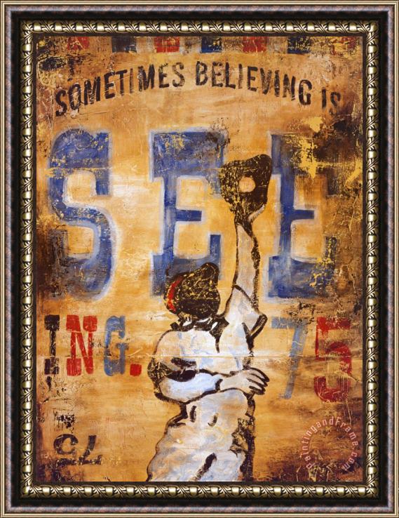 Rodney White Sometimes Seeing Is Believing Framed Print