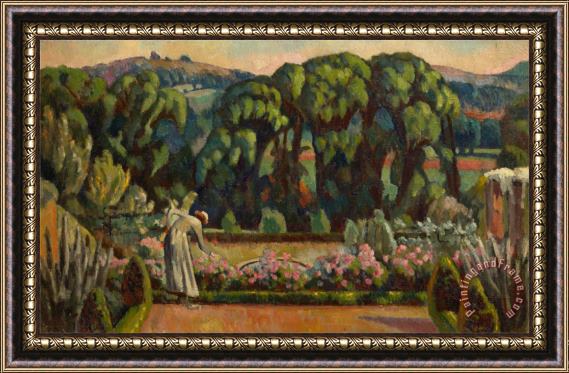 Roger Fry The Artist's Garden at Durbins, Guildford Framed Painting
