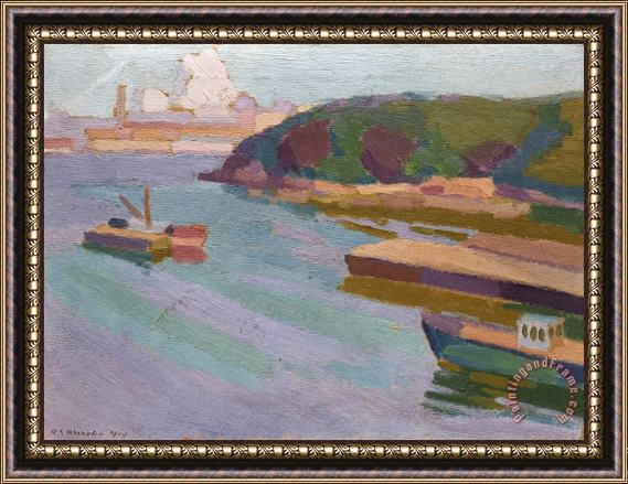 Roland Wakelin Berry's Bay Framed Painting