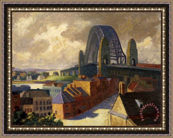 Roland Wakelin The Bridge Framed Painting