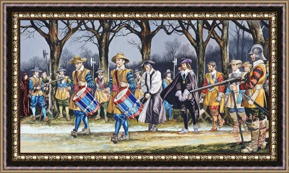 Ron Embleton Charles I's Last Walk Framed Print