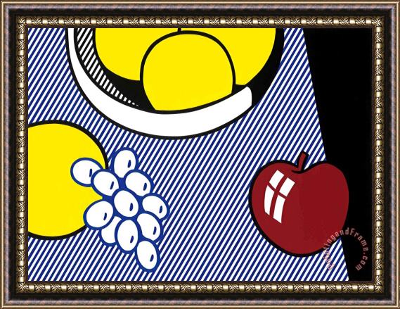 Roy Lichtenstein Apples, Grapes, Grapefruit, 1974 Framed Painting