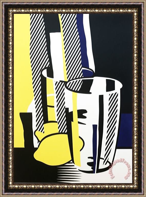 Roy Lichtenstein Before The Mirror, 1975 Framed Print