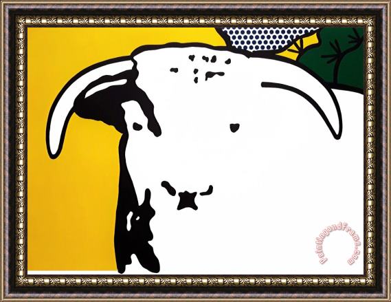 Roy Lichtenstein Bull Head I, 1973 Framed Painting