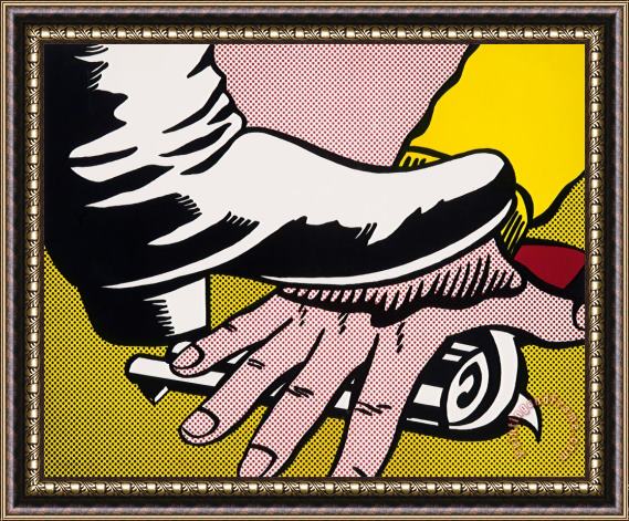 Roy Lichtenstein Foot And Hand, 1964 Framed Painting