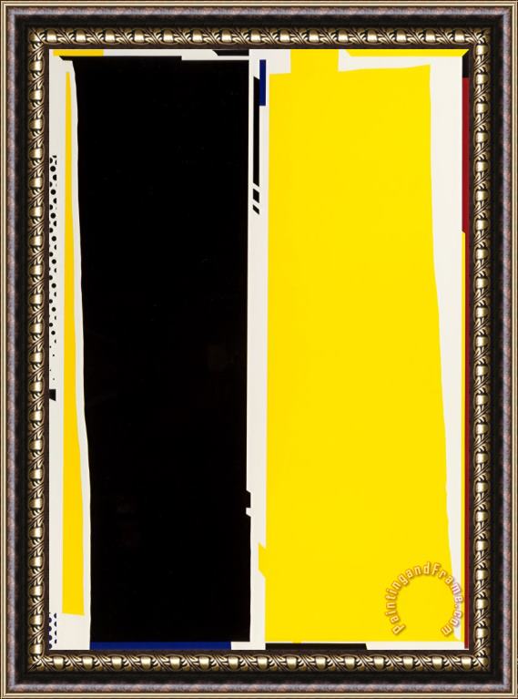 Roy Lichtenstein Mirror # 5 (from Mirror Series), 1972 Framed Print